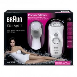 Braun Silk épil 7 - 7-569 Legs, Body - Epilator + GezichtsReinigingsborstel