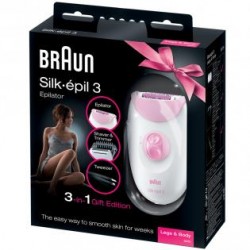Braun Silk-épil 3 Legs & Body 3270 - Epilator, 3 i n 1, pincet